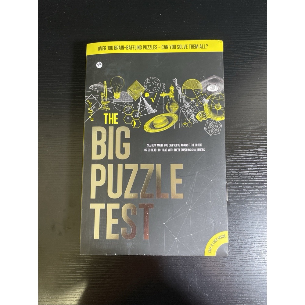 The Big Puzzle Test Over 100 Brain Baffling puzzles NEW Not Used